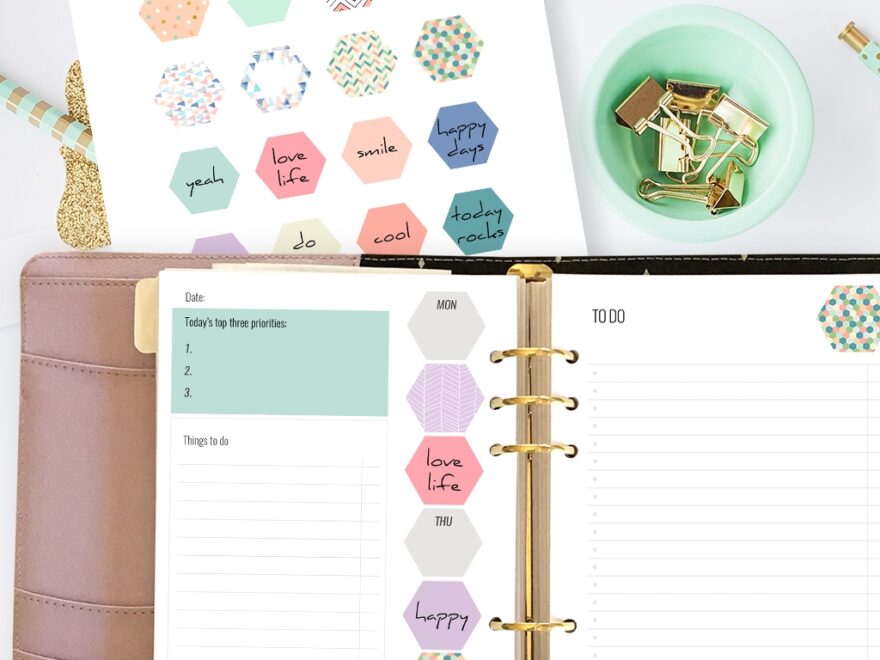Free Printable Planner Inserts For Large Planners Plus Bonus