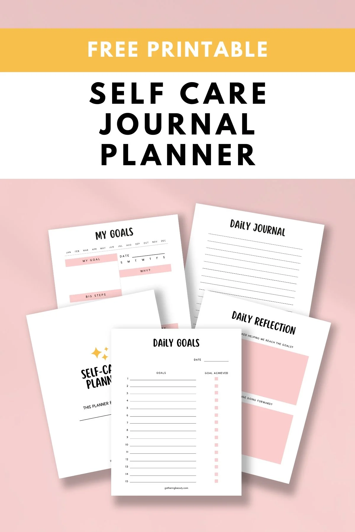 Free Printable Self Care Planner Gathering Beauty Free Printable Self Care Planner Gathering Beauty