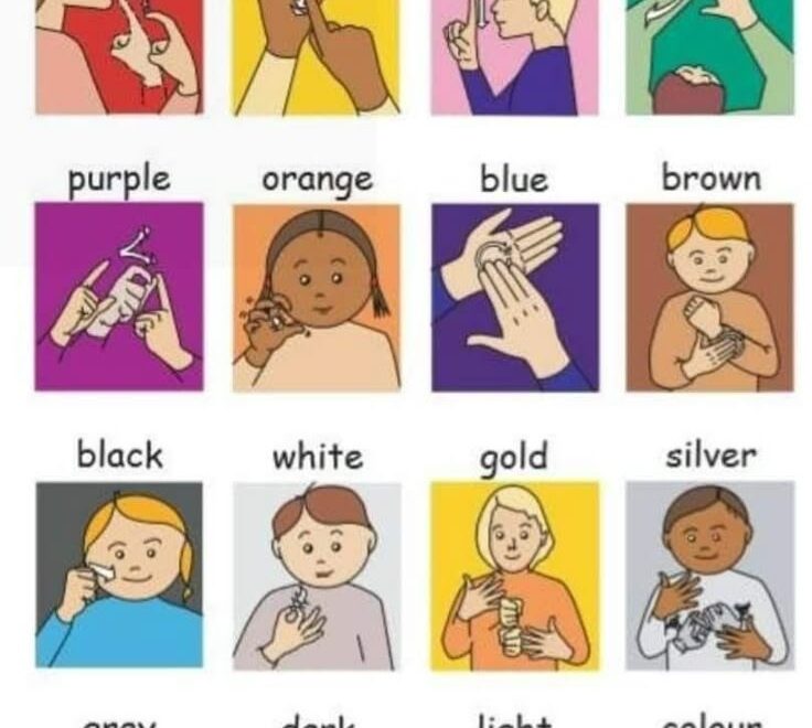 Free Printable Sign Language Words Printable Party Favors