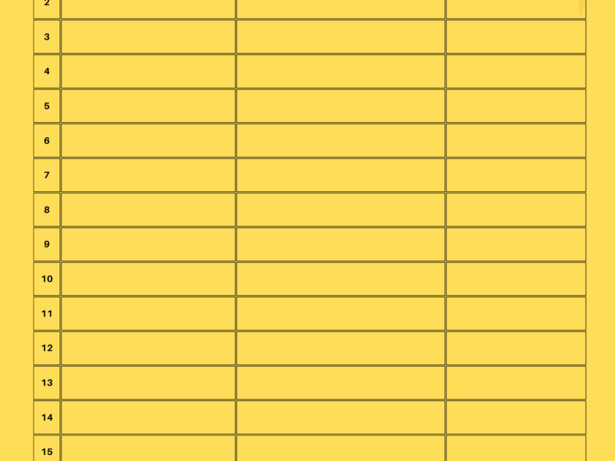 Free Printable Sign up And Sign in Sheet PDF Templates