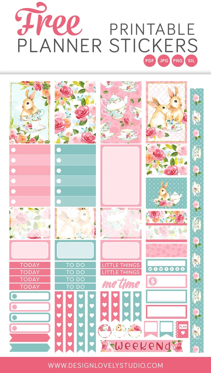 Free Printable Spring Planner Stickers Design Lovely Studio Free Printable Spring Planner Stickers Design Lovely Studio