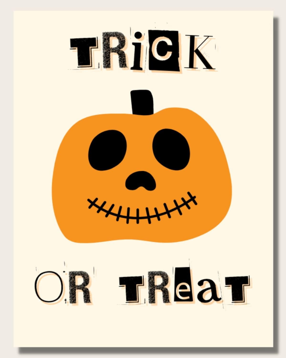 FREE Printable Trick Or Treat Signs For Halloween Love Our Real FREE Printable Trick Or Treat Signs For Halloween Love Our Real