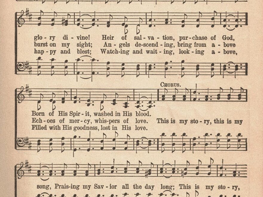 Free Printable Vintage Hymns Sheet Music Rose Clearfield