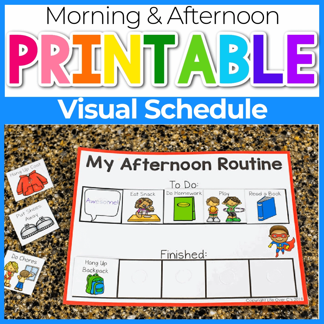 Pec Visual Schedule Cards Printable