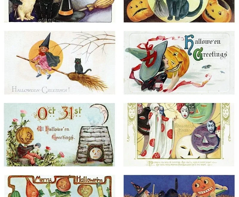 Free Vintage Halloween Printables The Art Scavenger