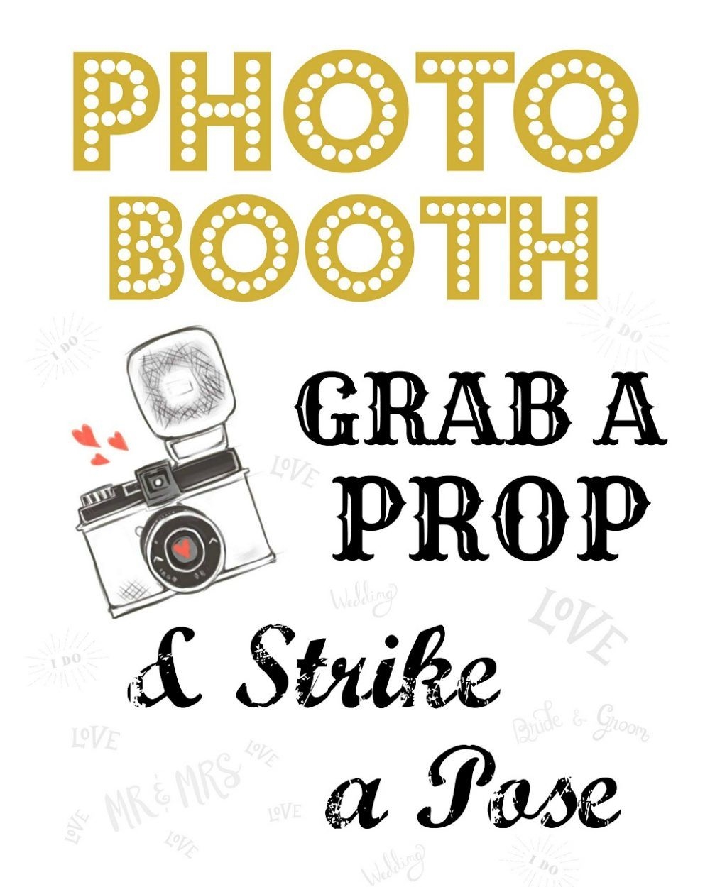 Free Wedding Photo Booth Sign Scrappy Geek Worksheets Library Free Wedding Photo Booth Sign Scrappy Geek Worksheets Library
