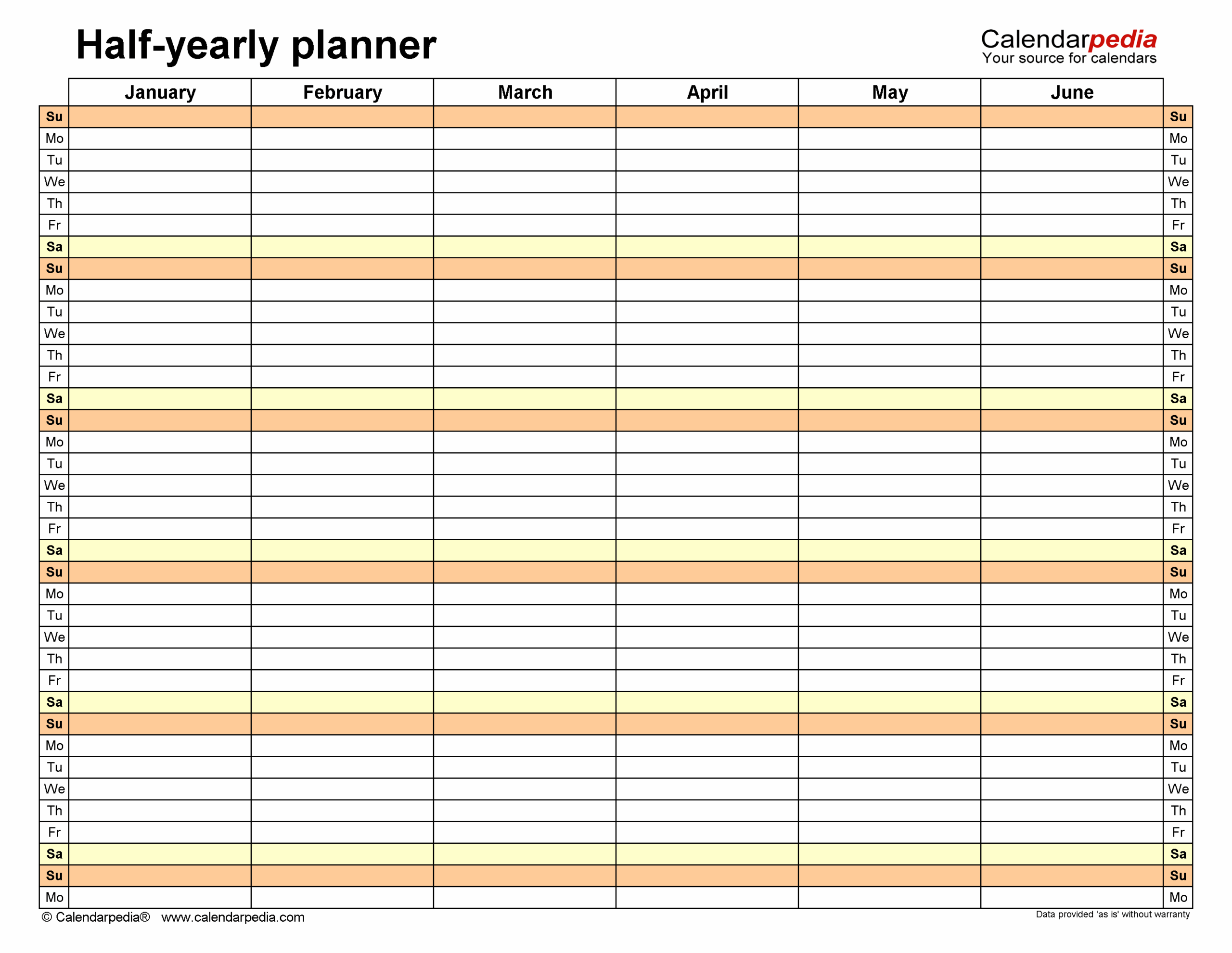 Free Yearly Planners In PDF Format 36 Templates