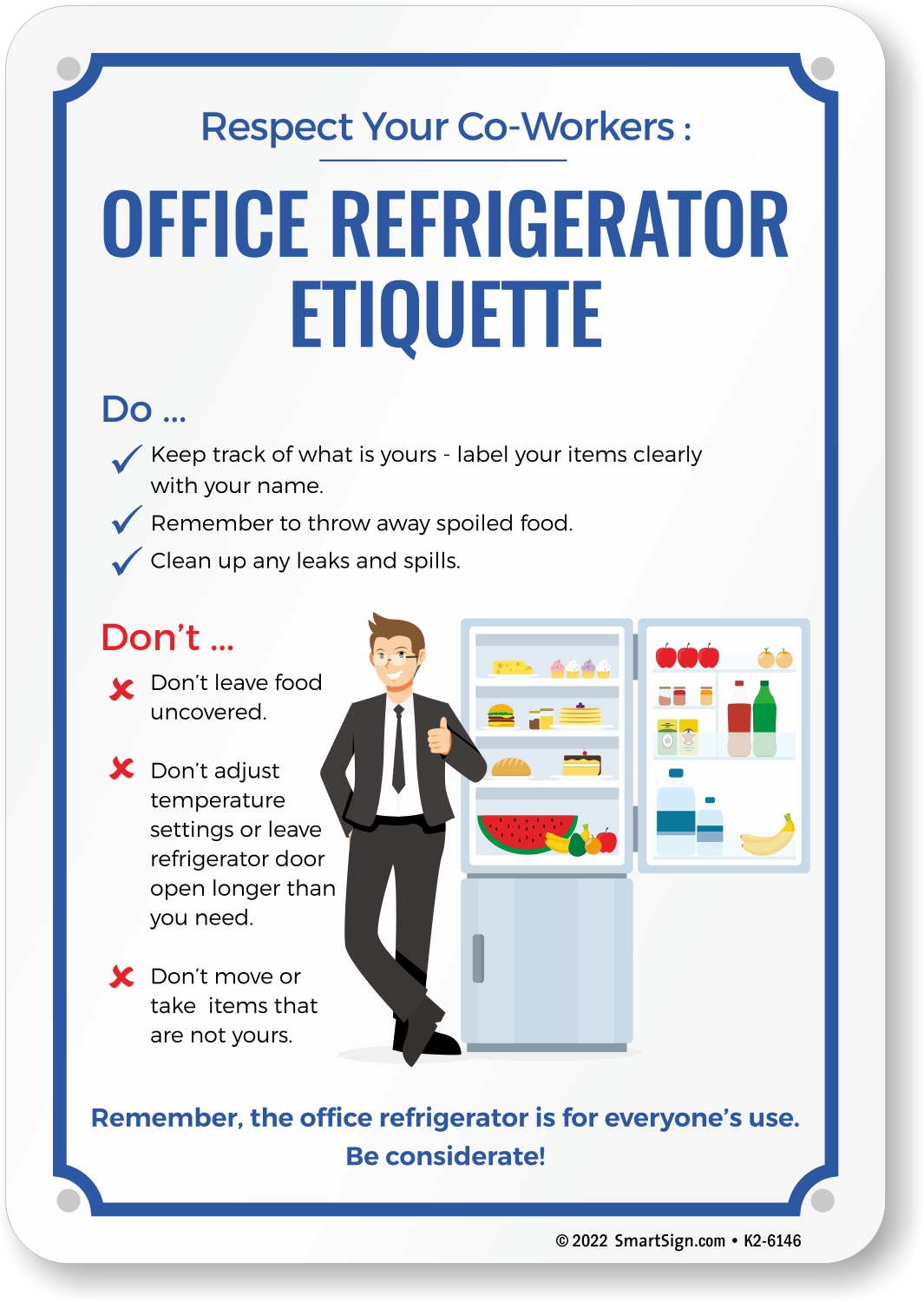 Fridge Clean Out Sign Printable