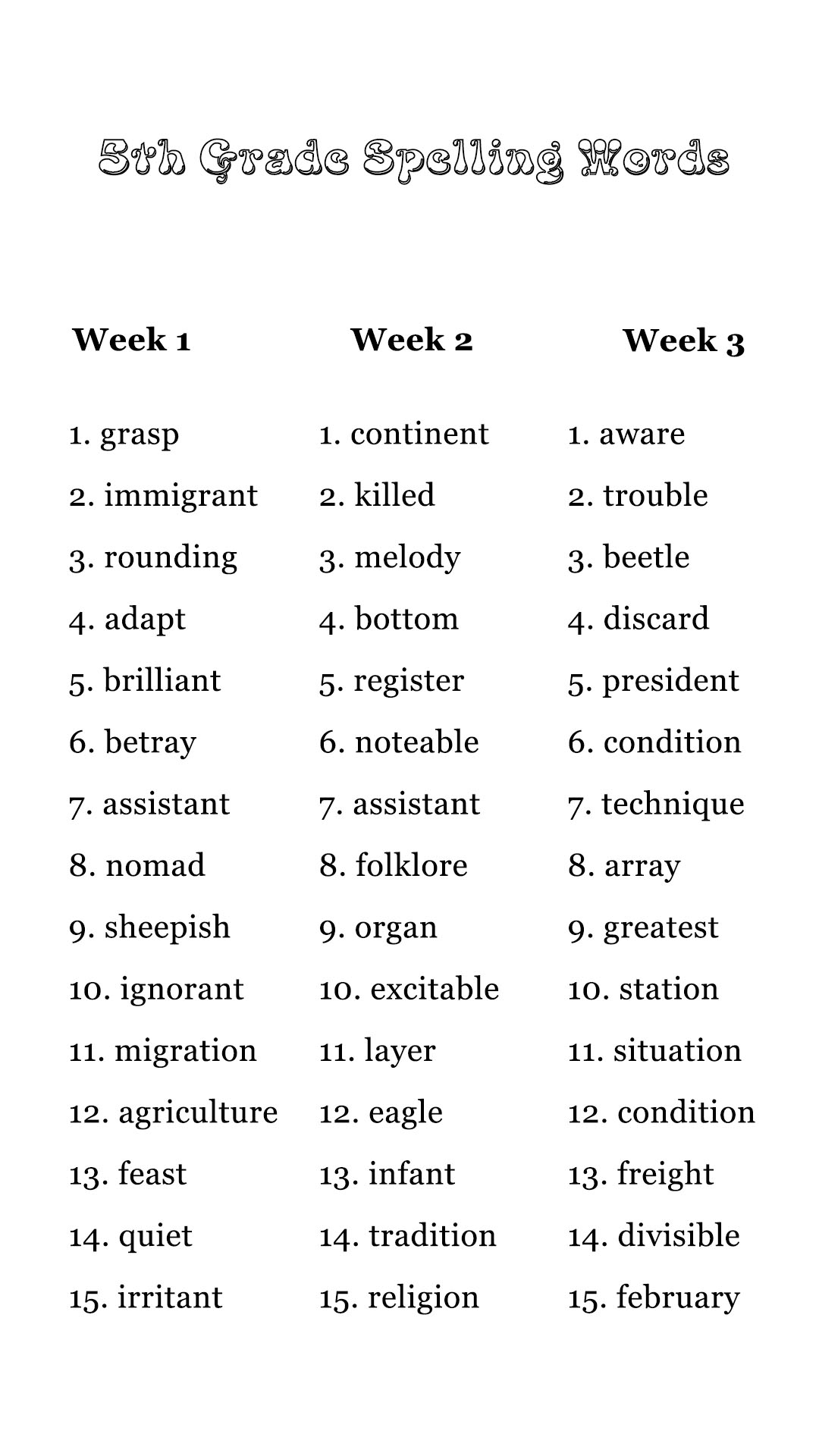 Fun And Educational 5th Grade Words Expand Your Vocabulary Fun And Educational 5th Grade Words Expand Your Vocabulary
