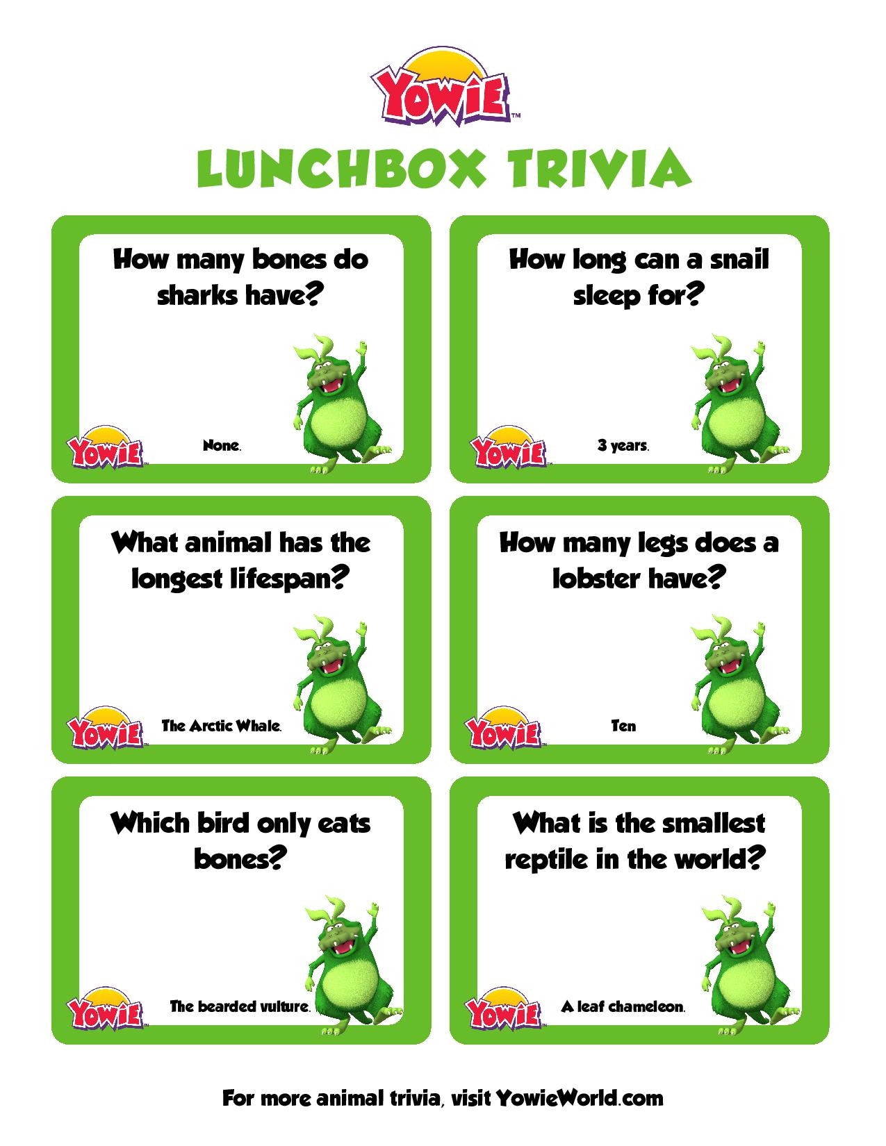 Animal Trivia Questions And Answers Printable Animal Trivia Questions And Answers Printable