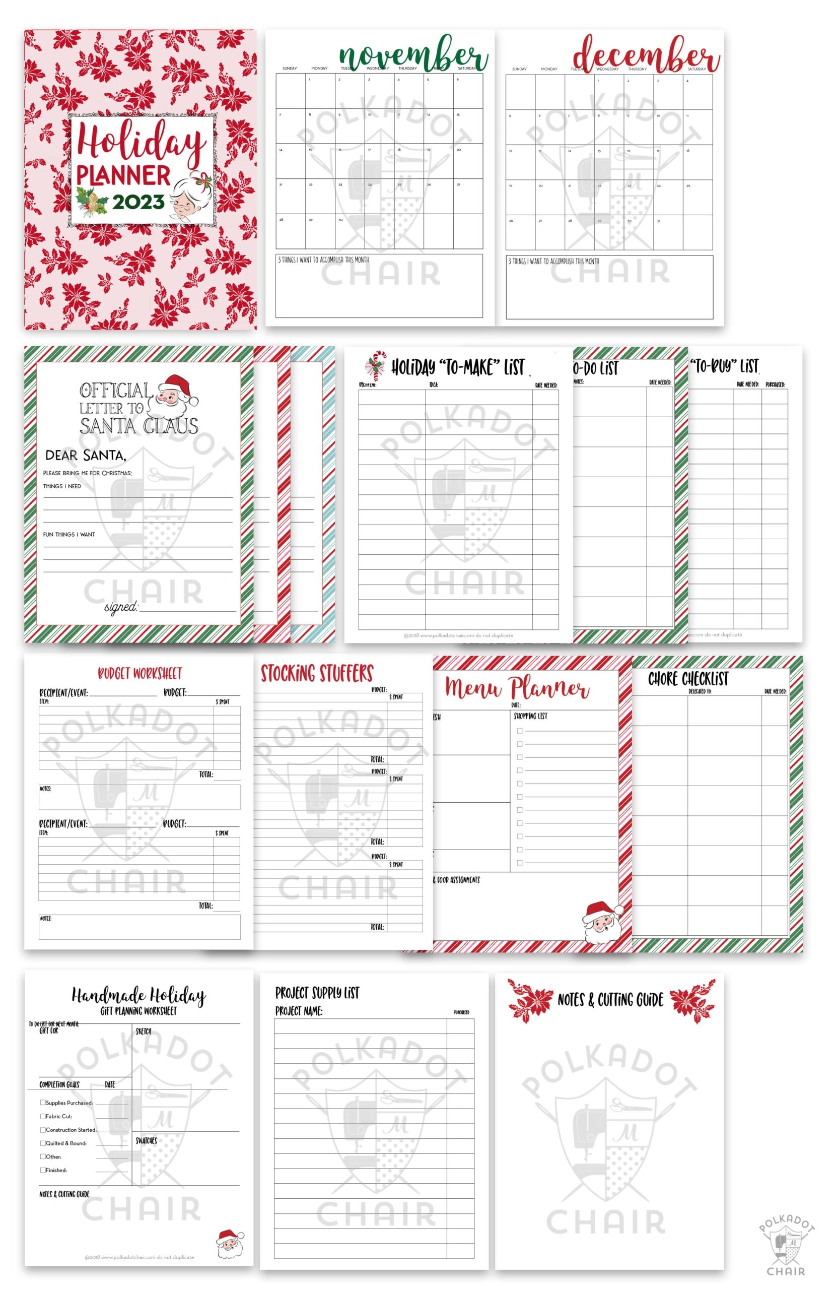 Get Organized With Our 2023 Printable Christmas Planner Polka Get Organized With Our 2023 Printable Christmas Planner Polka