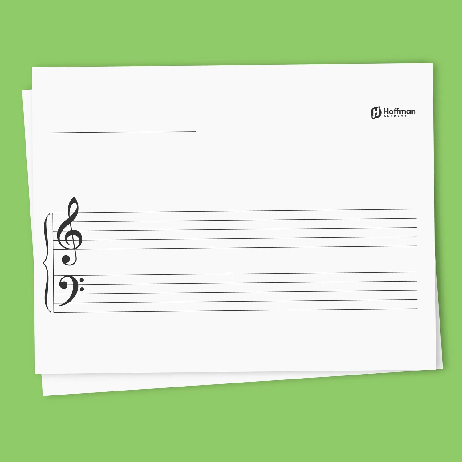 Free Printable Blank Sheet Music Large