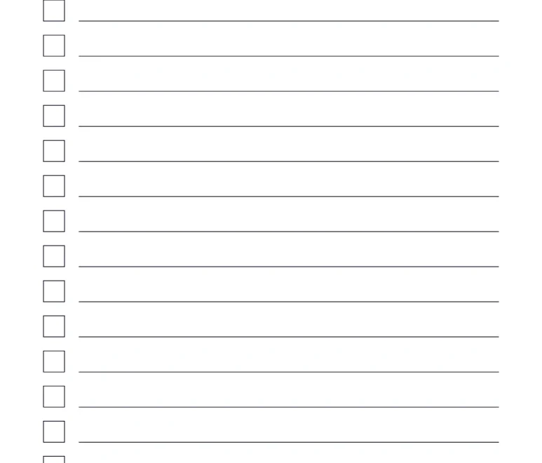 Graph Paper Printable To Do List With Check Boxes Vector Image