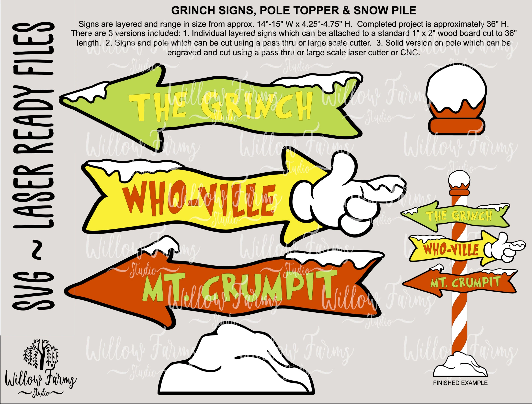 The Grinch Directional Sign Printable The Grinch Directional Sign Printable