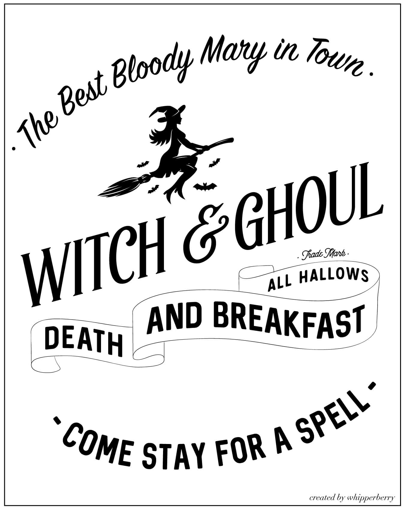 Halloween Sign Files Whipperberry