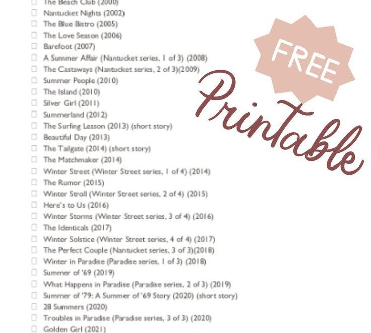 Hands Down The Only Guide To Elin Hilderbrand Books You ll Ever Need