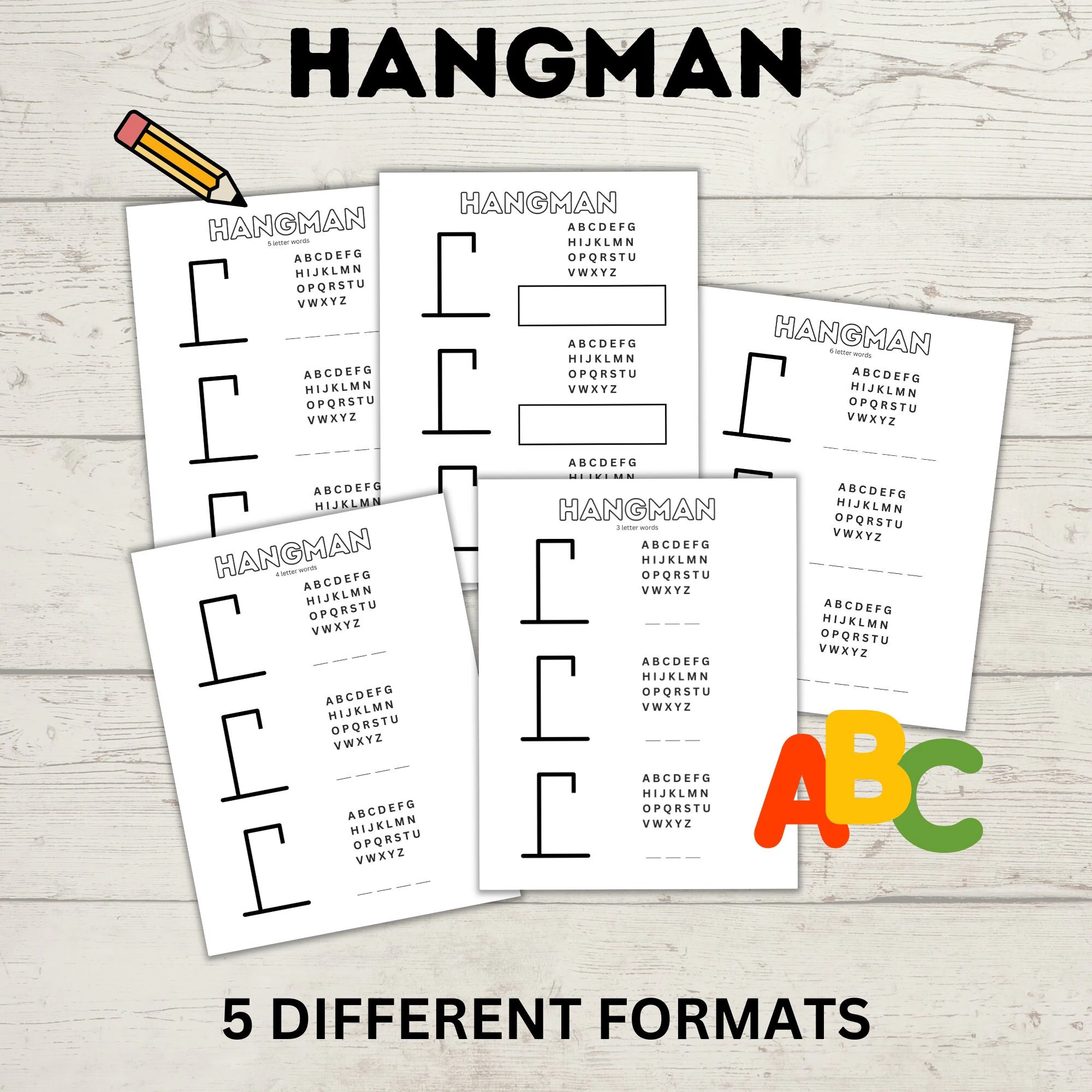 Free Printable Hangman Sheets And Words Free Printable Hangman Sheets And Words