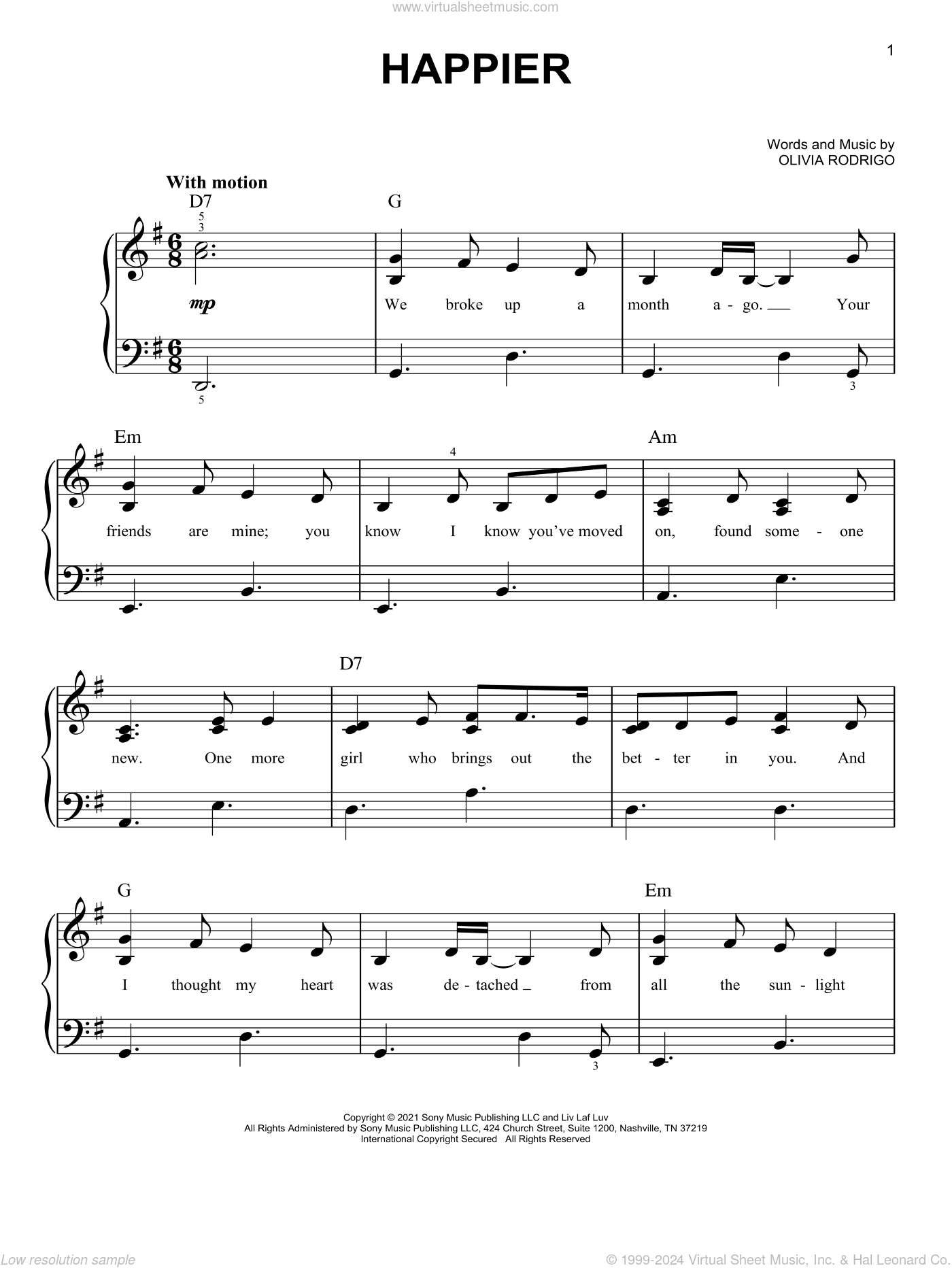 Happier Sheet Music Printable Free
