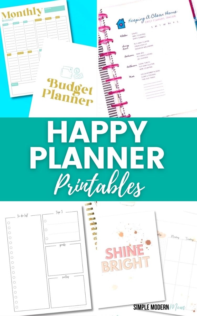 Happy Planner Month List Printables
