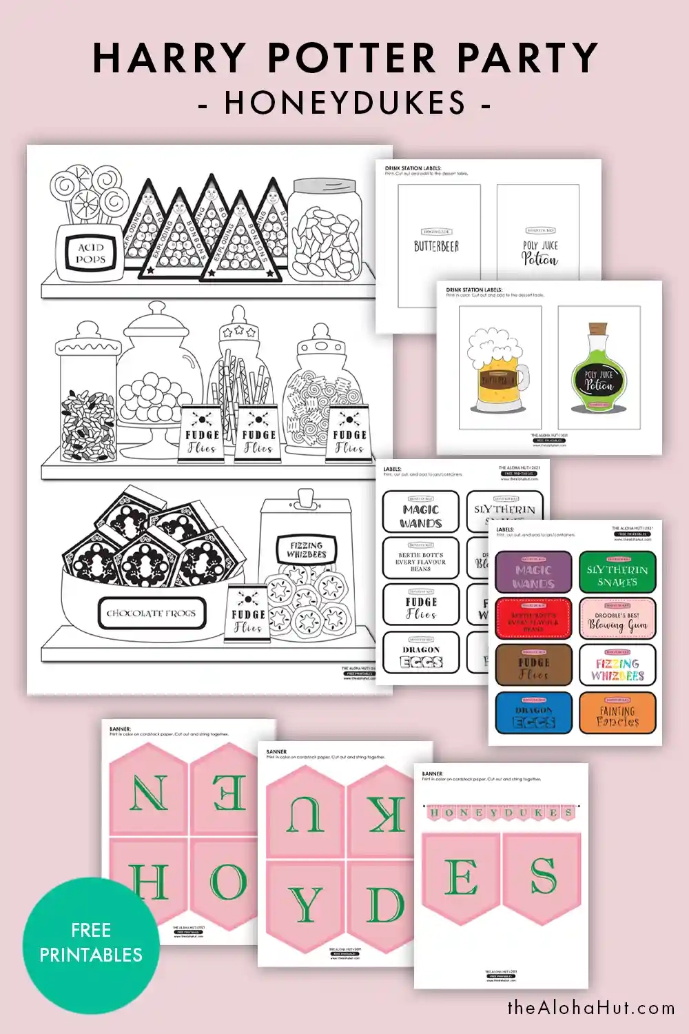 Harry Potter Party Decor And Labels For Honeydukes Store The Aloha Hut Harry Potter Party Decor And Labels For Honeydukes Store The Aloha Hut