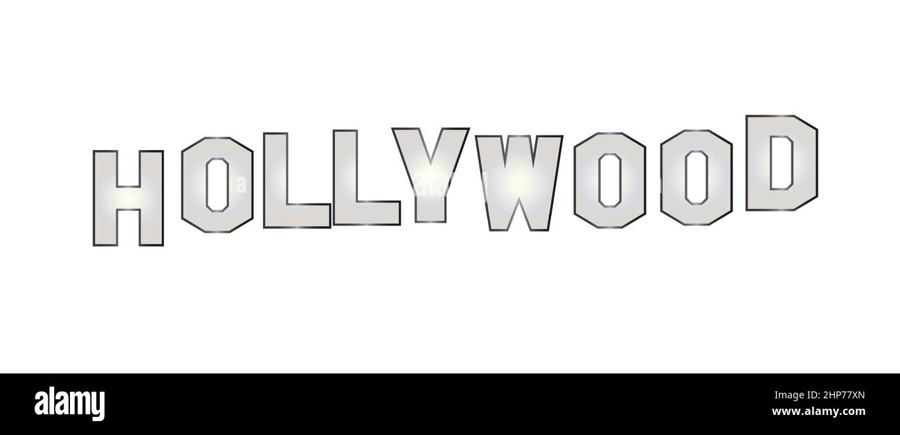 Printable Hollywood Sign Template Printable Hollywood Sign Template