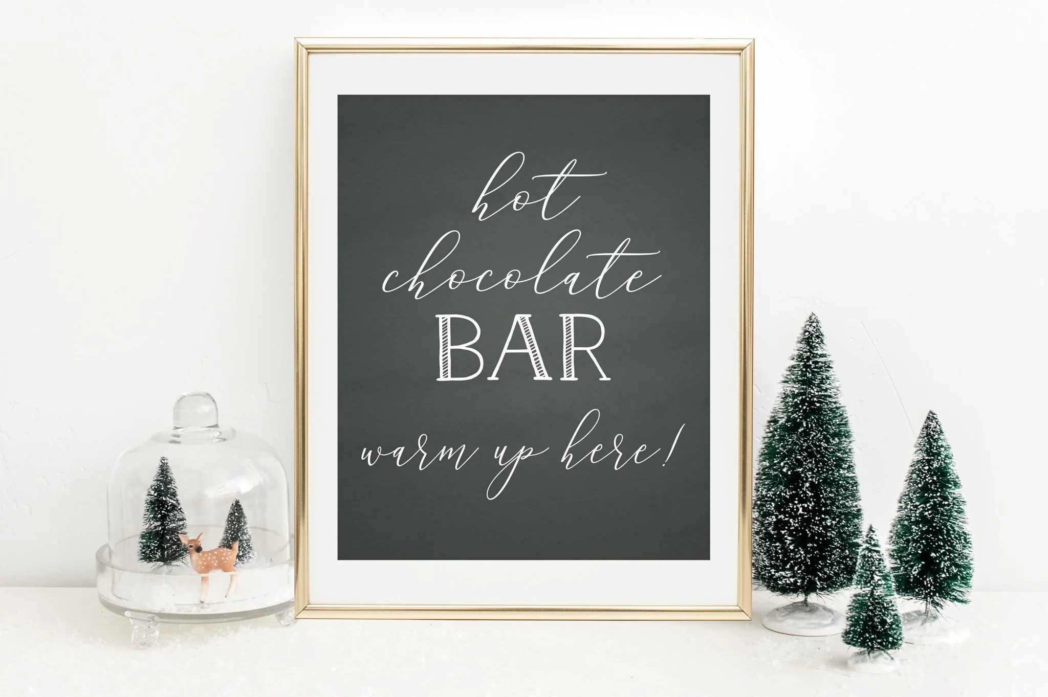Hot Chocolate Bar Sign FREE Printable Pretty Collected Hot Chocolate Bar Sign FREE Printable Pretty Collected