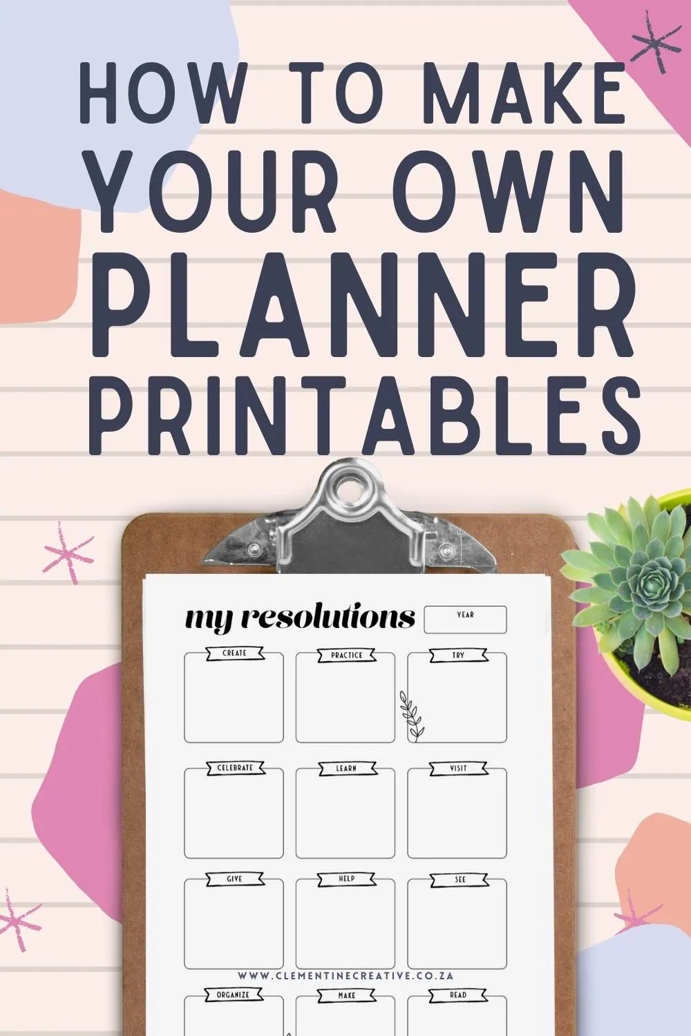 Create A Printable Planner Create A Printable Planner