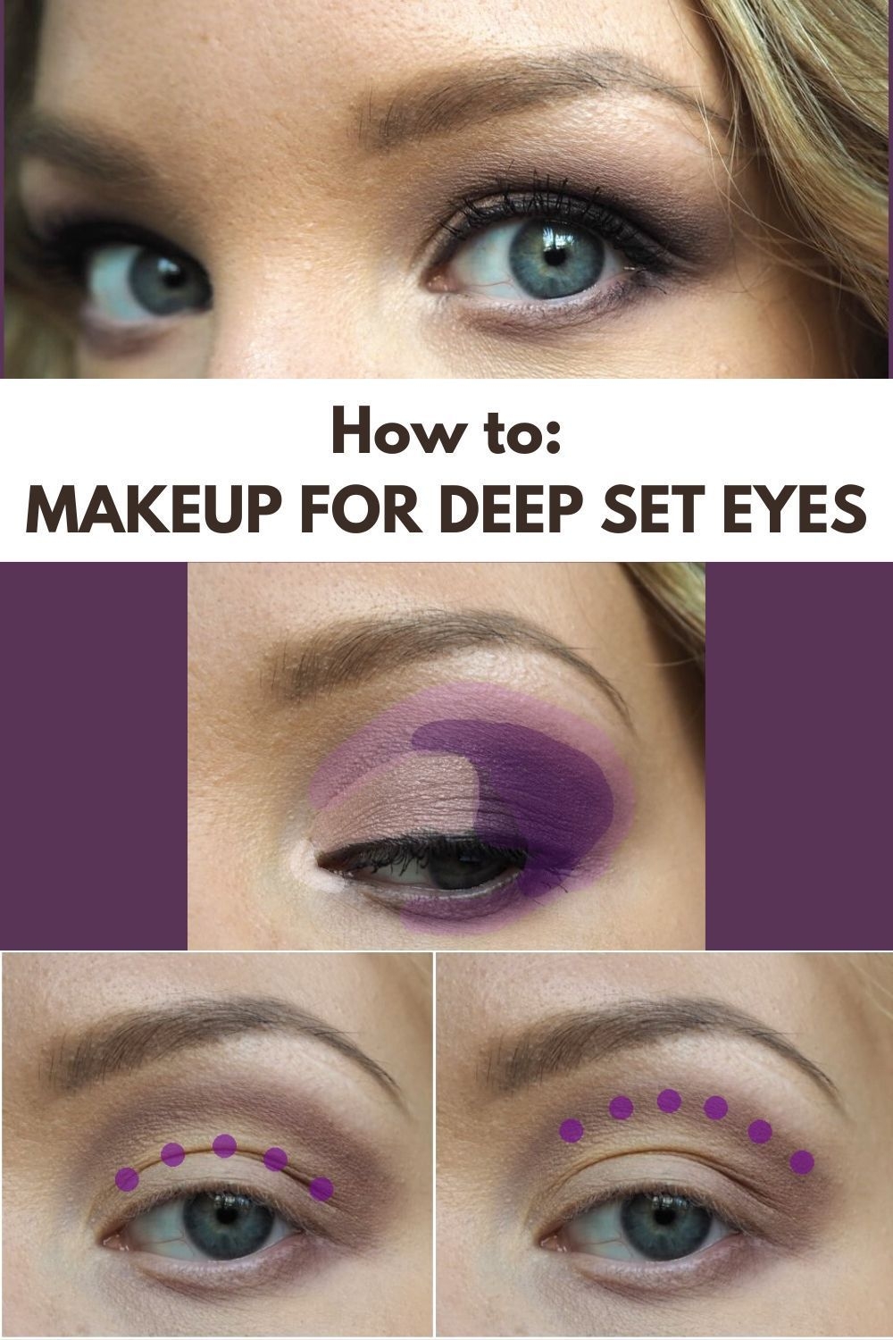 How To Makeup For Deep Set Hooded Eyes Charlotta Eve