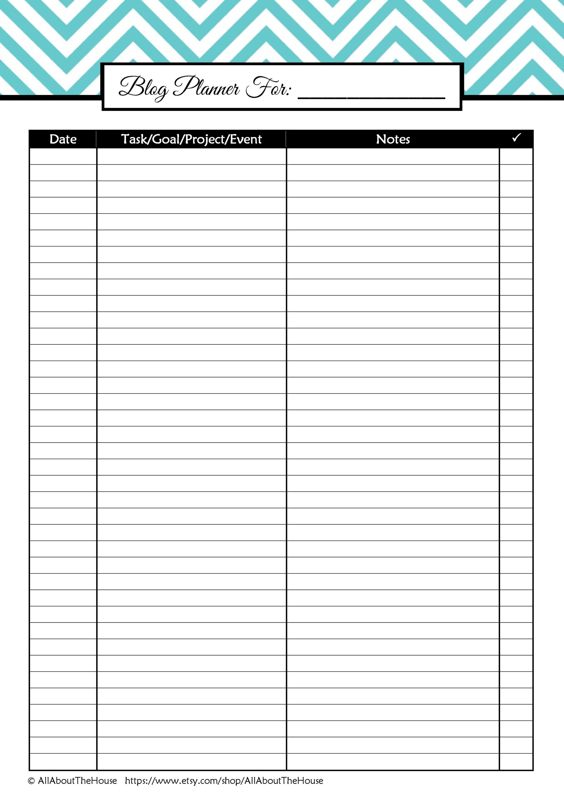 Huge Lot Of Printable Planner Pages
