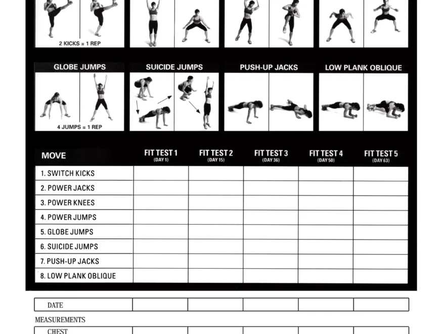 Insanity Calendar Fittest PDF