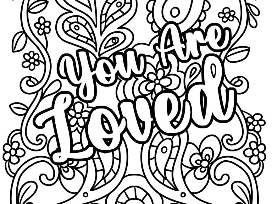 Inspirational Quote Coloring Pages 3 Pages