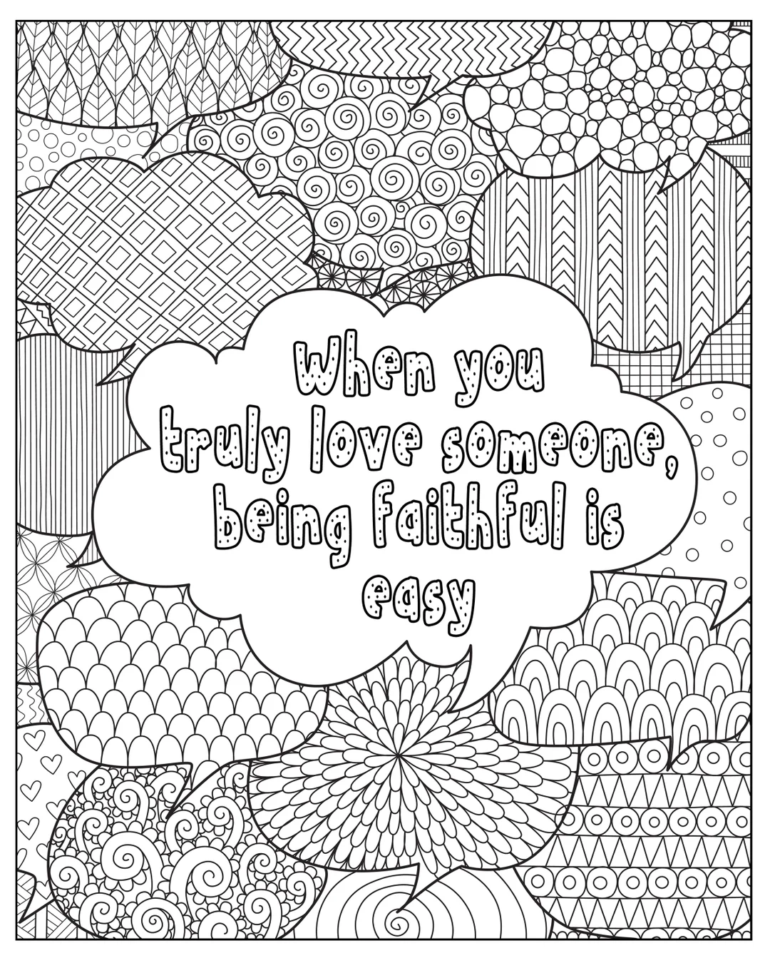 Printable Coloring Sheets With Quotes Printable Coloring Sheets With Quotes