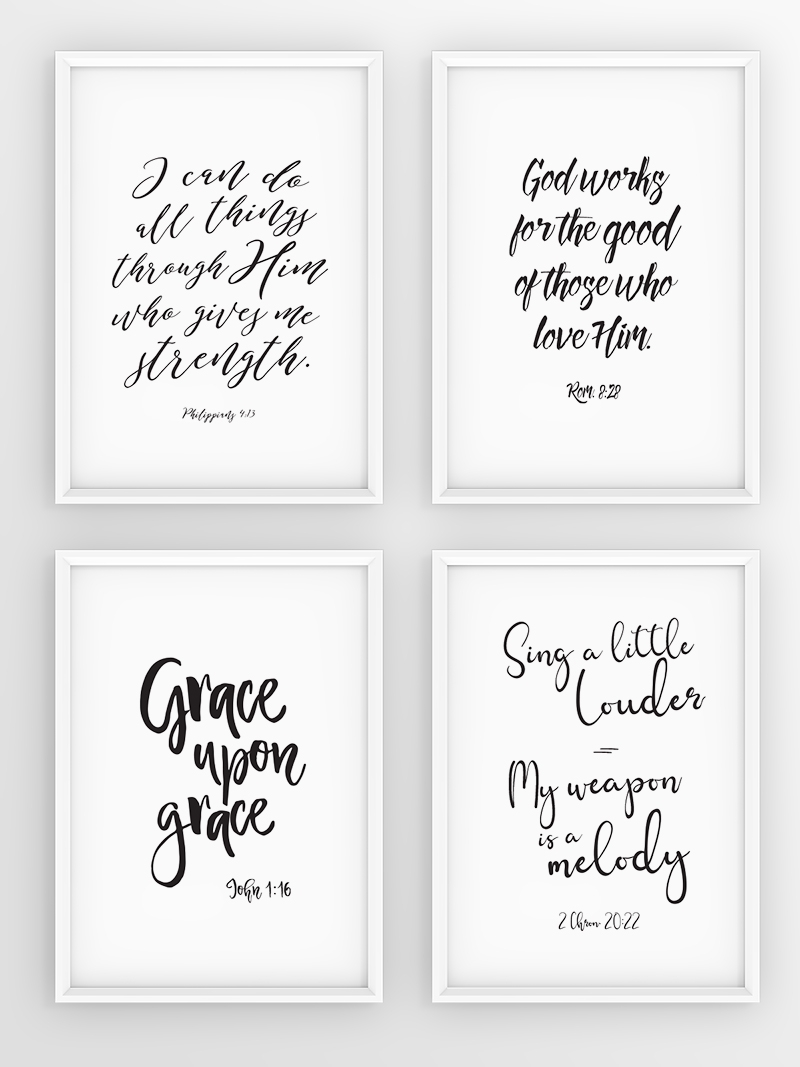 Printable Scripture Signs On Being Kind