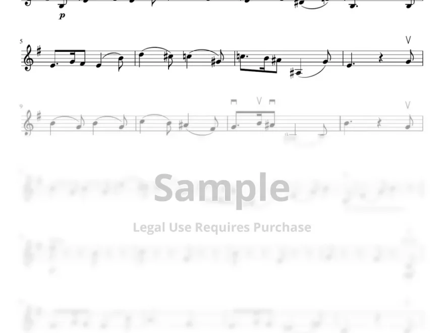 John Williams Harry Potter Hedwig s Theme Violin Solo Sheet Music By Violinotech