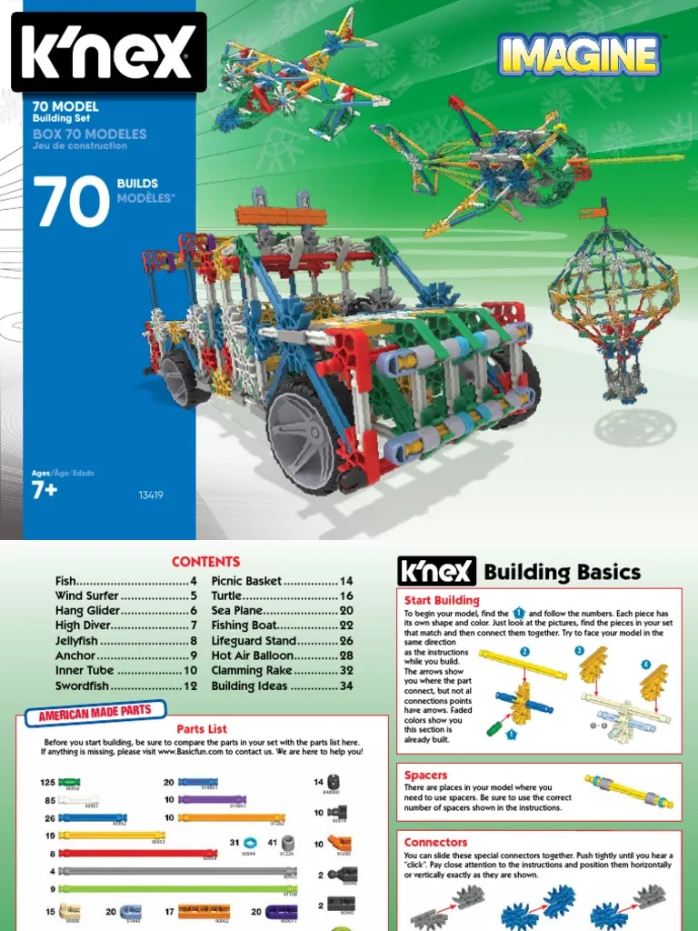 KNEX 70 Model PDF Outdoor Recreation Water Sports KNEX 70 Model PDF Outdoor Recreation Water Sports