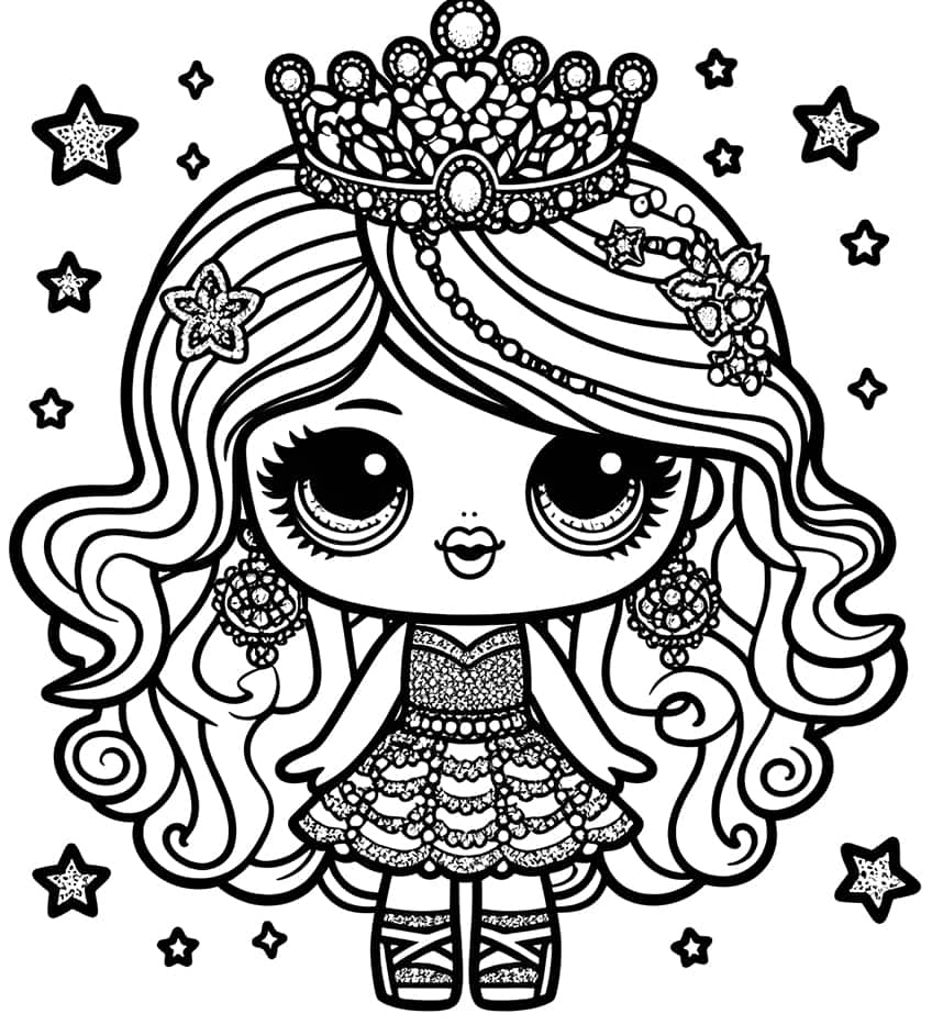 L O L Surprise Dolls Coloring Pages 40 Different Coloring Sheets L O L Surprise Dolls Coloring Pages 40 Different Coloring Sheets