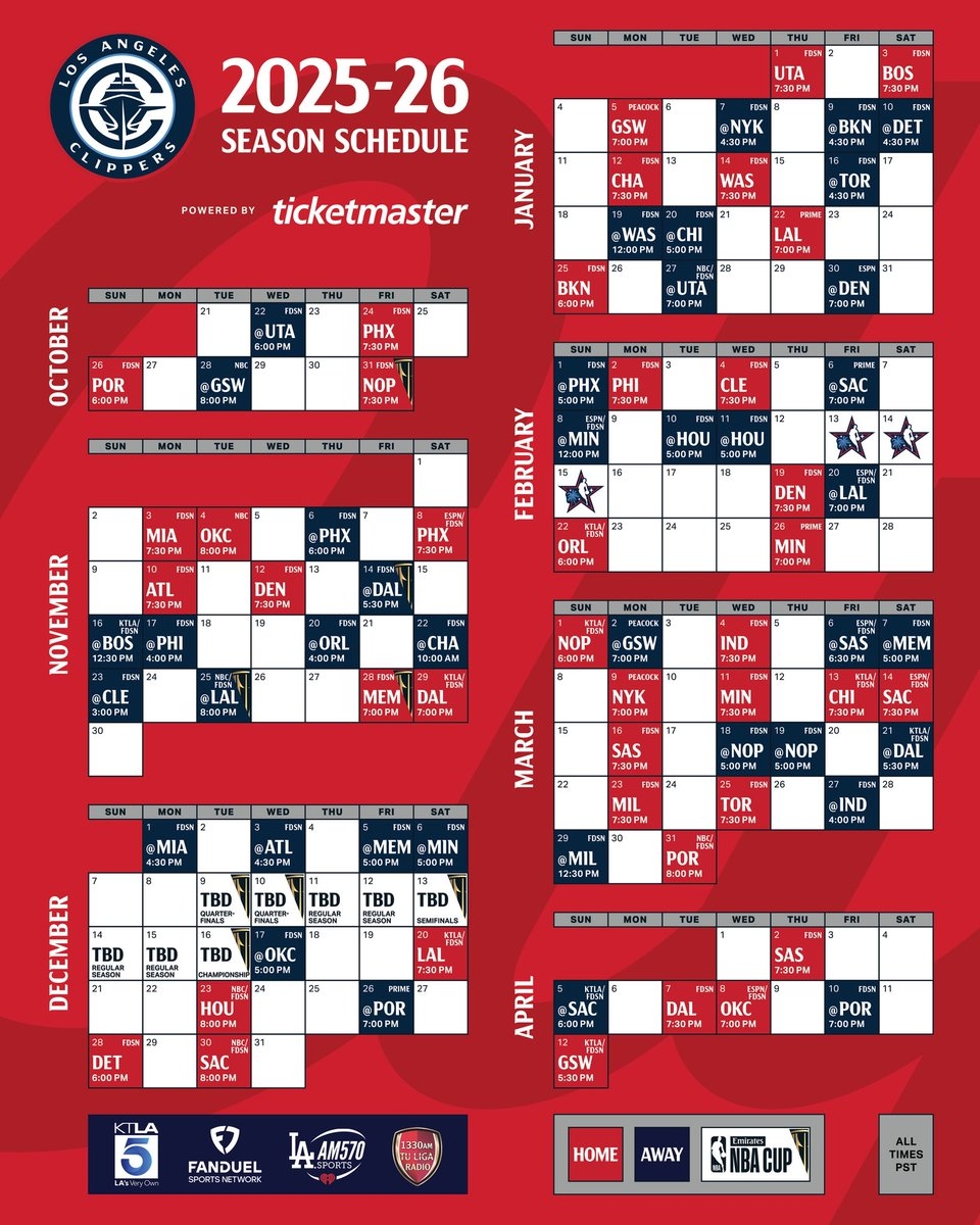 LA Clippers On X