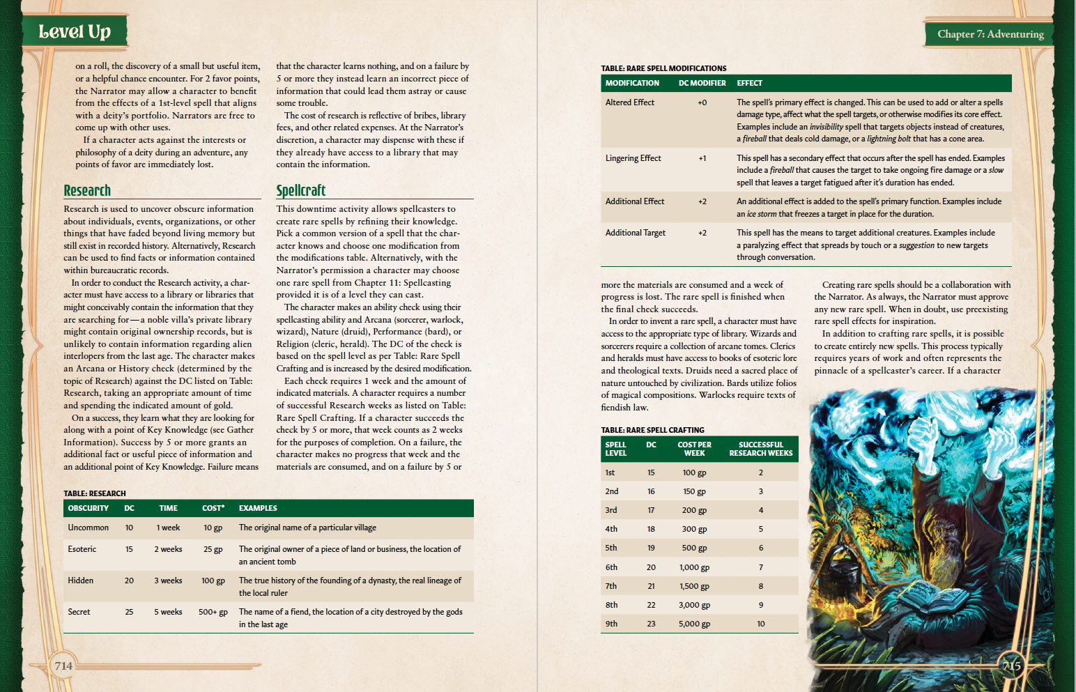 Level Up A5E Level Up s Downtime Activities EN World D amp D 