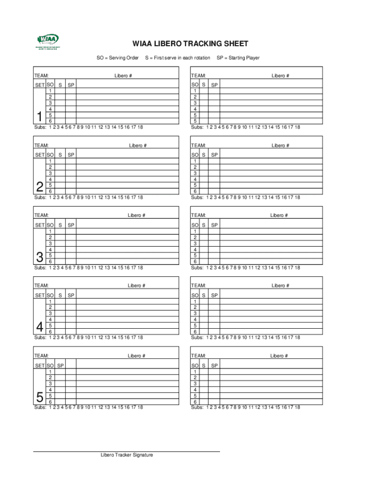 Libero Tracking Sheet Fill Out amp Sign Online DocHub
