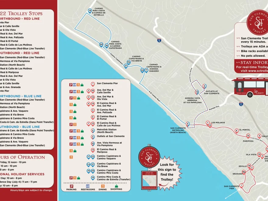 LIVE MAP San Clemente Trolley Info