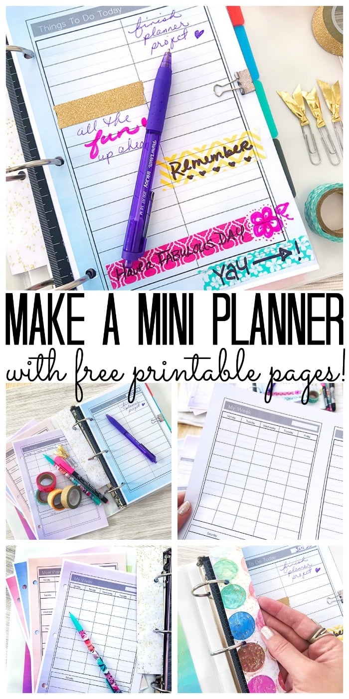 Printable Mini Binder Planners