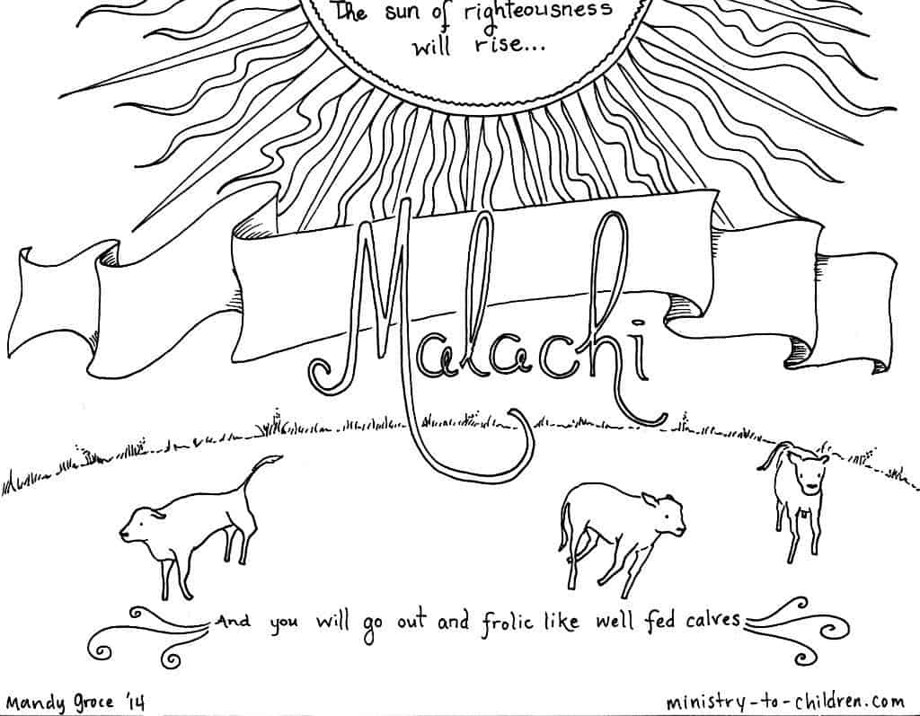 Malachi Bible Coloring Page Ministry To Children Malachi Bible Coloring Page Ministry To Children