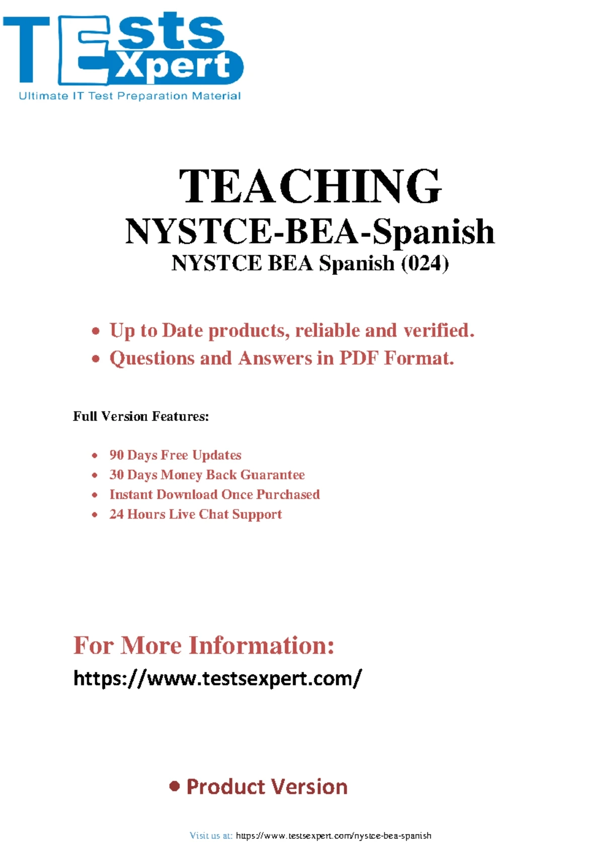 Mastering The NYSTCE BEA Spanish 024 Exam Complete Expert Guide Mastering The NYSTCE BEA Spanish 024 Exam Complete Expert Guide