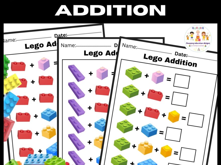 Math Activities Lego Addition Worksheets National Lego Day Made By Teachers