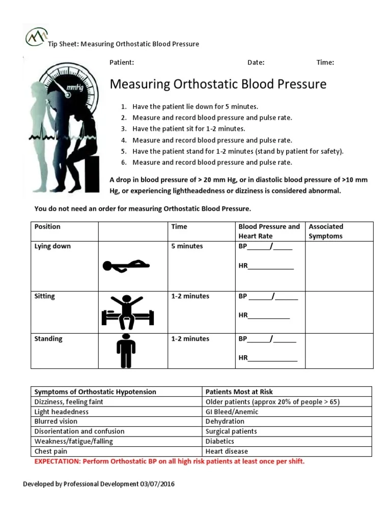Measuring Orthostatic Blood Pressure Tip Sheet 3 7 16 PDF PDF Measuring Orthostatic Blood Pressure Tip Sheet 3 7 16 PDF PDF
