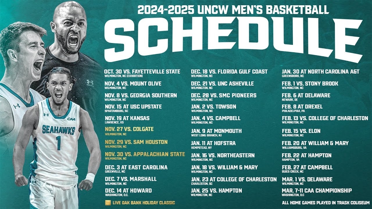 Unc Mens Basketball Schedule 2026 Printable