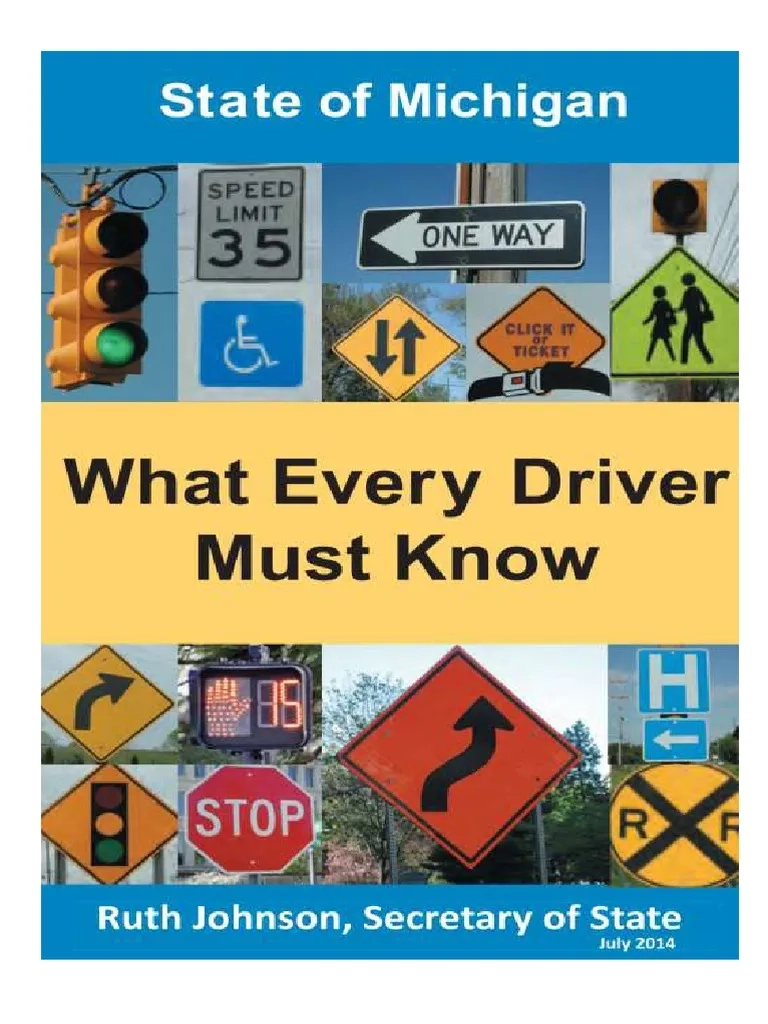 Michigan Drivers Manual Michigan Drivers Handbook PDF 