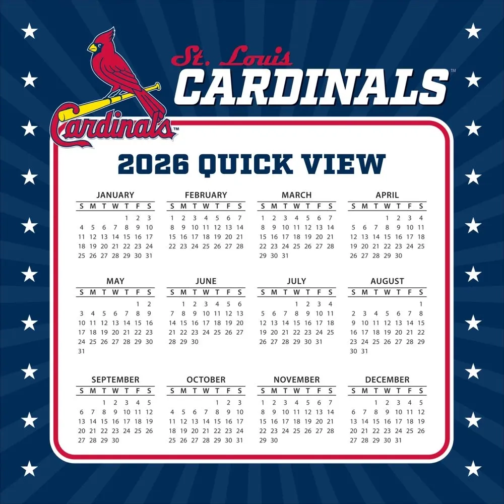 Printable 2026 Cardinals Schedule Printable 2026 Cardinals Schedule