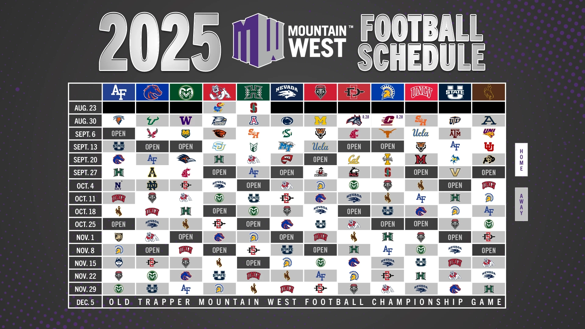 Kansas State Football Schedule 2026 Printable