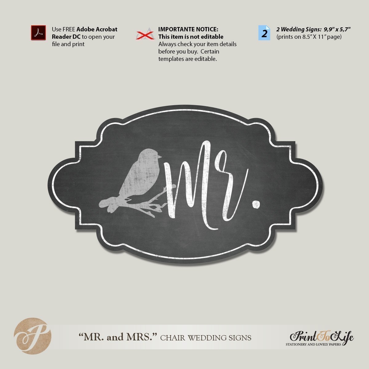 Free Mrs Printable Chalkboard Sign Free Mrs Printable Chalkboard Sign